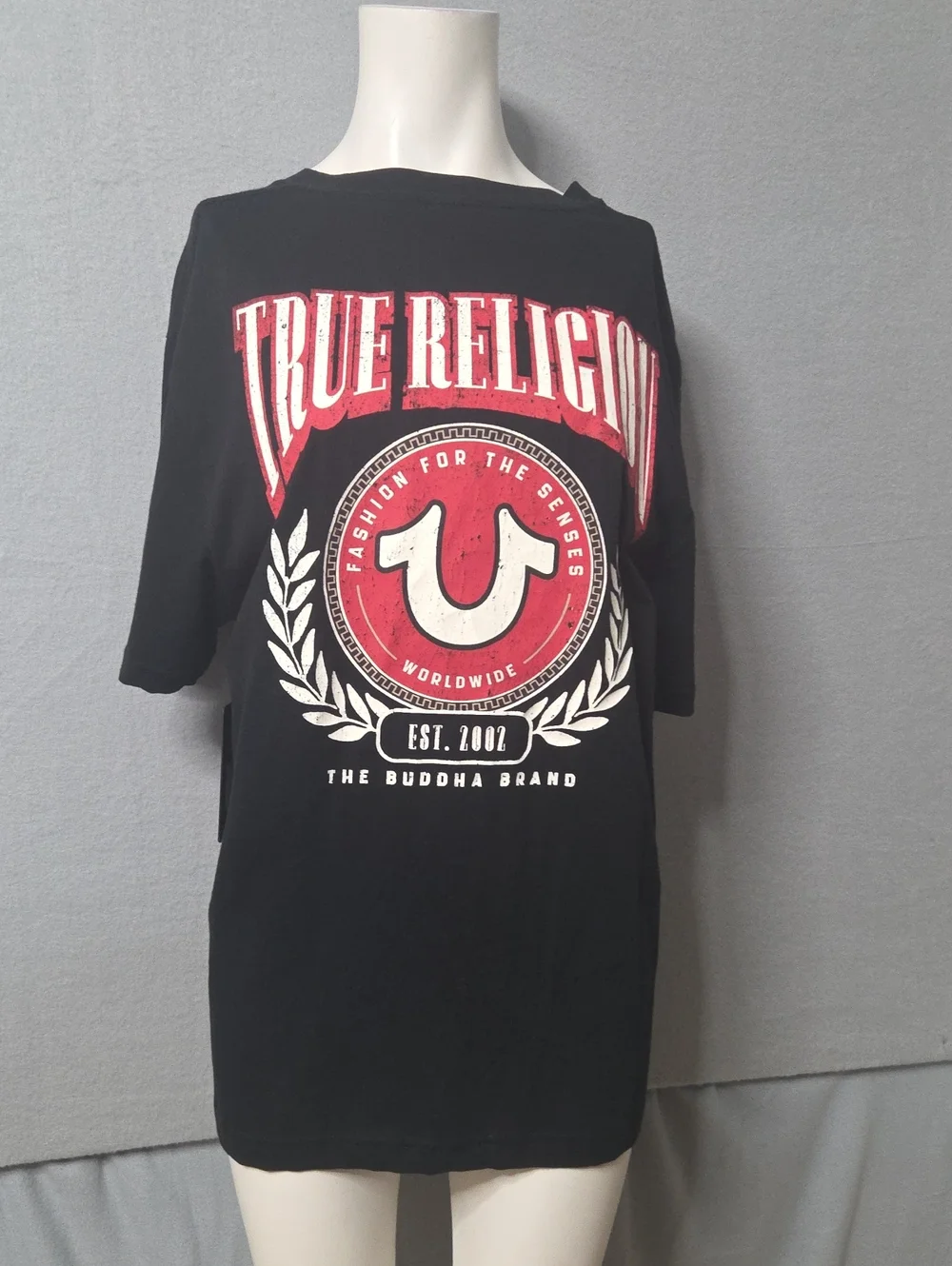 Men's True Religion Short Sleeve Tee, Size Small The Buddha Brand.